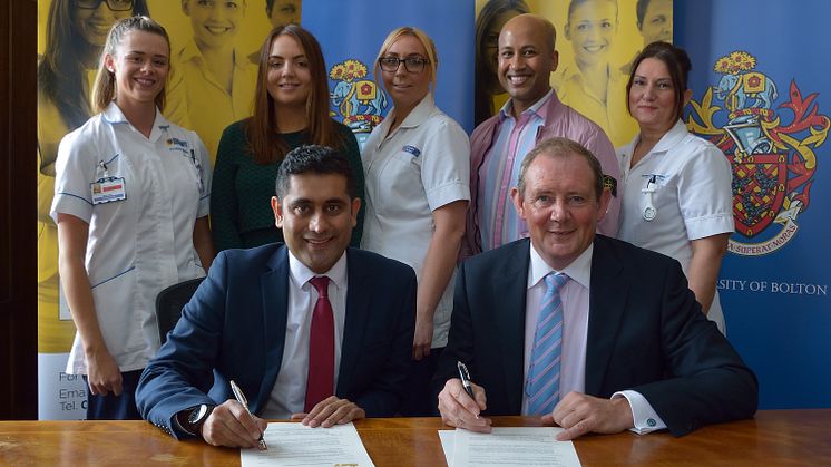 ​Bury Council and the University of Bolton to collaborate on ambitious development plans