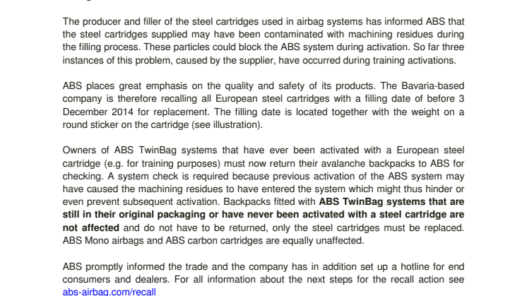 ABS Press Release
