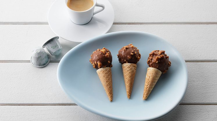Hasselnöt och chokladglass