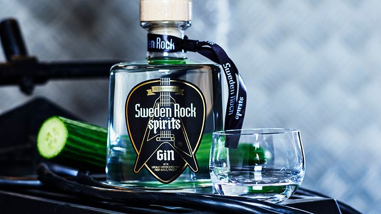 Sweden Rock Spirits gin.