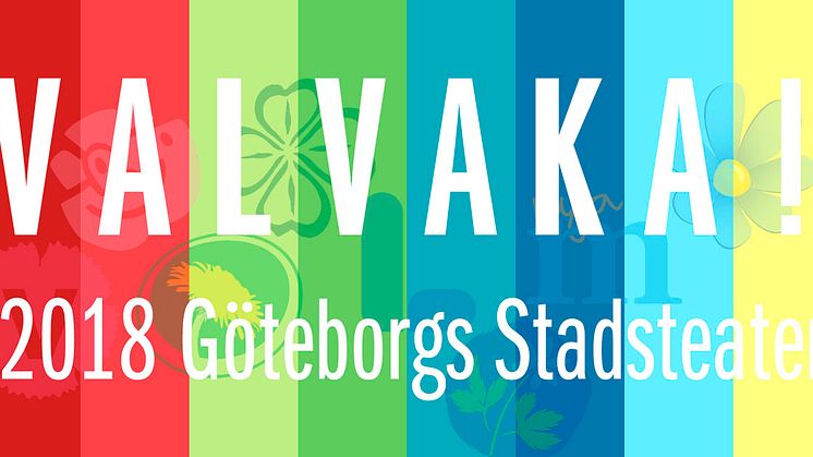 Kulturens valvaka bjuder på poesi, teater, demokrati- och kultursamtal, politiska spådomar, quiz och musik – och  möjlighet att följa valvakan på storbild.