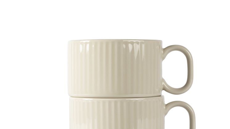 Sagaform SS25 - Coffffee & More tea mug, 2-pcs Beige 