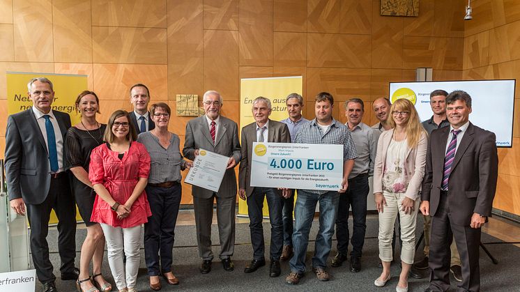 Foto: Preisträger: Sportverein Fatschenbrunn aus Oberaurach, Projekt: "Fatschis haben Energie"