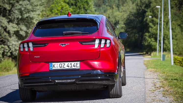 Ford Mustang Mach-E  preproduksjonsbil, Norge, Sommeren 2020