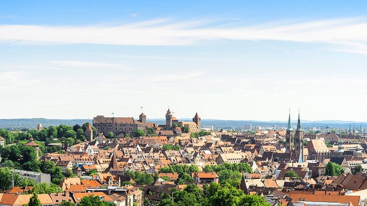 Nürnberg (Bayern) med Kaiserburg. FOTO: Congress & Tourismus Zentrale Nürnberg/Uwe Niklas