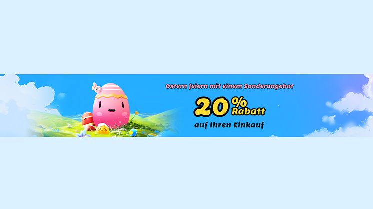 ostern feiern mit einem sonderangebot