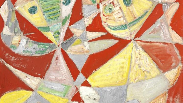 Egill Jacobsen- %22Figurer i rødt%22, 1949
