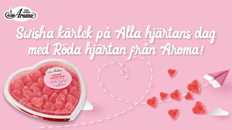 Röda hjärtan från Aroma