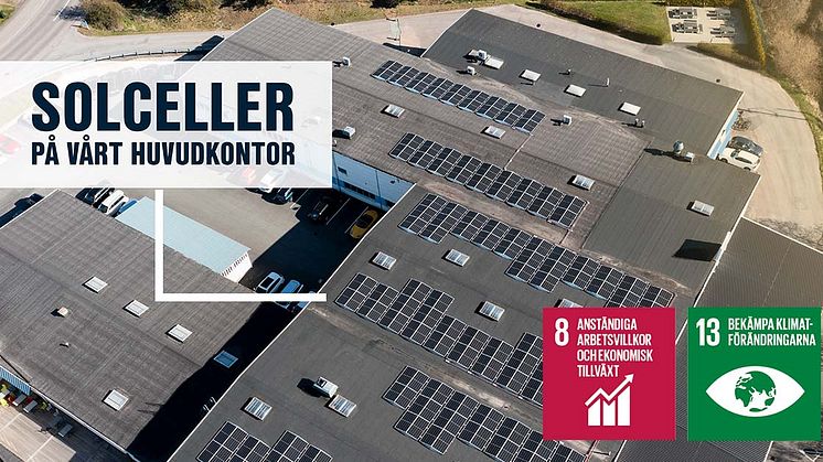 FLER SOLCELLER OCH MINSKAD ELFÖRBRUKNING