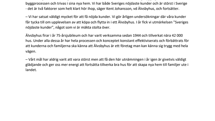 Störst i Sverige sedan år 2000!  