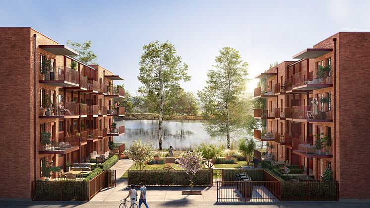 Säljstart för 36 bostäder i Riksbyggens Brf Åstråket i Eskilstuna