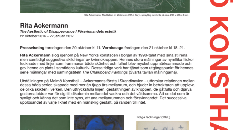 Rita Ackermann visar måleri på Malmö Konsthall