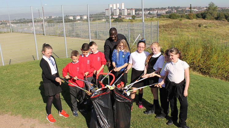 Litter Pick at Keppoch Campus