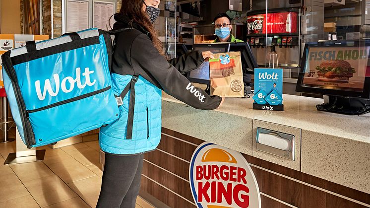 Finnischer Lieferservice Wolt und BURGER KING® verkünden Partnerschaft in Deutschland