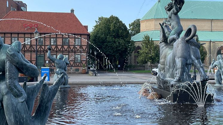 Europa och tjuren: Fontänen är i gång igen