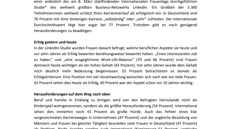 Beruf und Karriere: Was sich Frauen wünschen