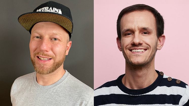 Die ersten beiden Mitglieder des neuen Patientenbeirates von Four 20 Pharma: Vincent Kühne (links) und Manuel Raff.