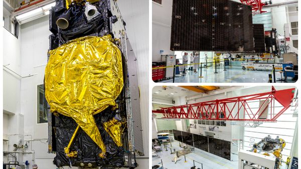 La construction du satellite EUTELSAT 8 West B franchit la dernière étape