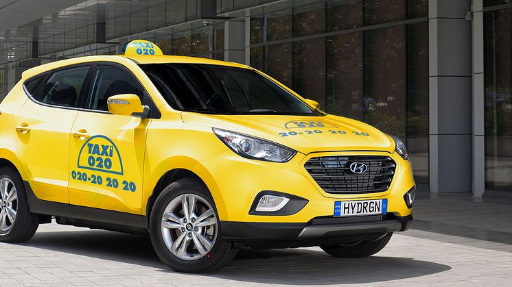 Taxi 020 köper tre bränslecellsbilar av Hyundai