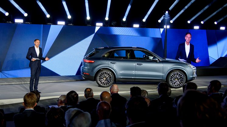 Præsentation af den nye Porsche Cayenne