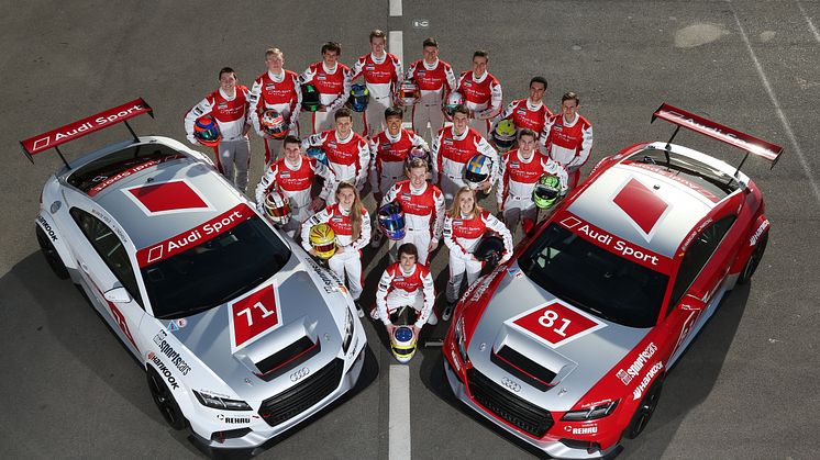 Audi i Danmark støtter 2 unge talenter ved Audi Sport TT Cup