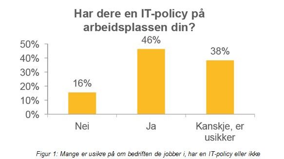 Mer enn halvparten av norske arbeidstakere følger ikke IT-policyen