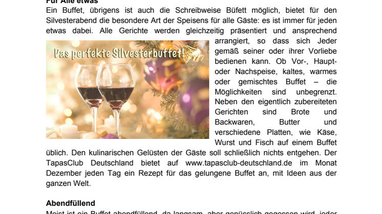 Der perfekte Jahresausklang