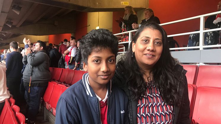 Walthamstow mother thanks the Stroke Association after her son had a stroke