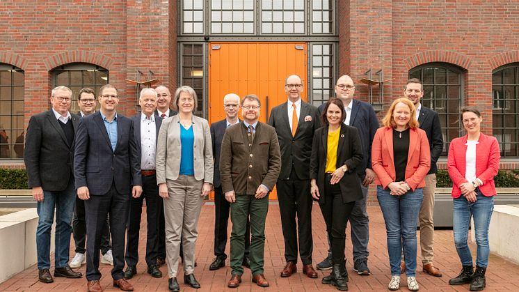 Kammerdirektor Dr. Bernd von Garmissen im März 2023 zu Besuch im Oldenburger Münsterland