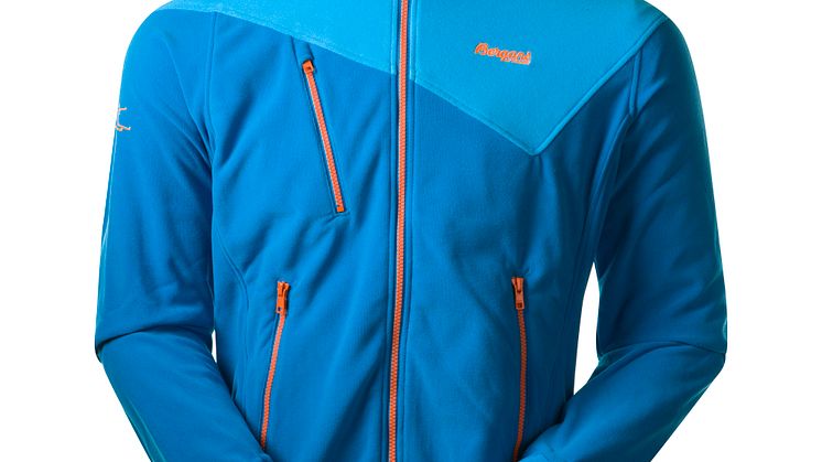 Tysnes Jacket - Lt Sea Blue/Br Sea Blue/Neon