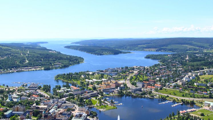 Flygbild Härnösand, Höga Kustens södra skärgård