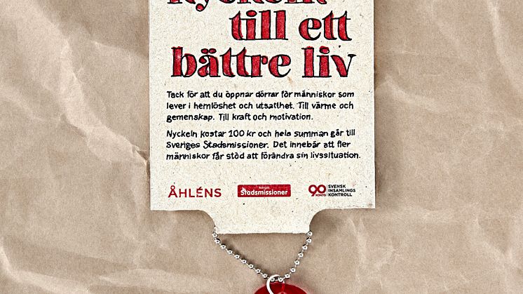 En klapp till alla - Åhléns & Stadsmissionernas ”nyckel till ett bättre liv”