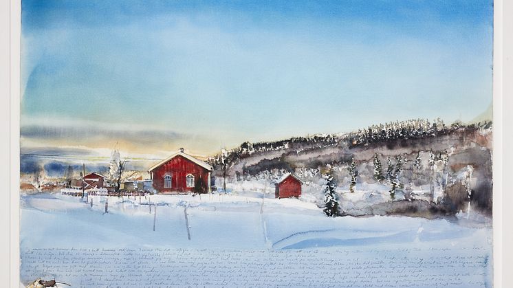 “Stenåsen” av Lars Lerin