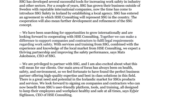 Press Release – SSG and HSE Consulting in collaboration in Iceland.pdf