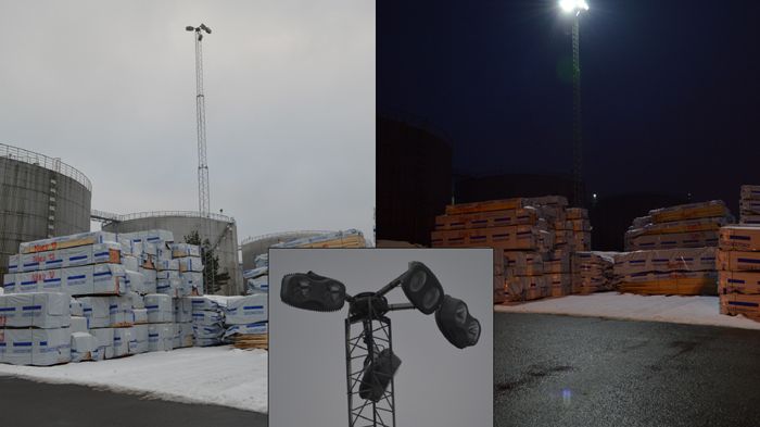 Norrköpings Hamn och Stuveri AB miljösatsar på klimatsmart hamnbelysning