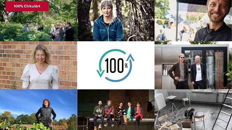 Sju finalister nomineras till 100% Cirkulärt