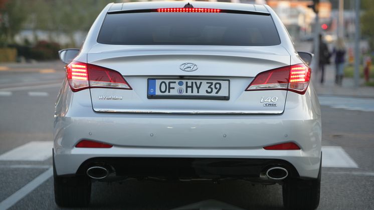 Hyundai i40 sedan bakfra