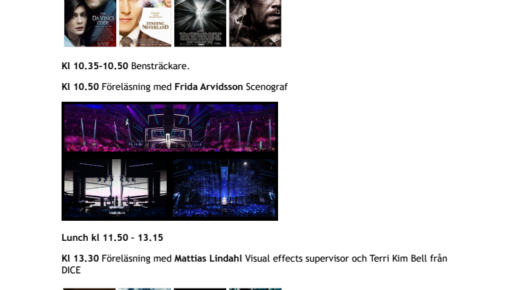 Program för Alumndagen
