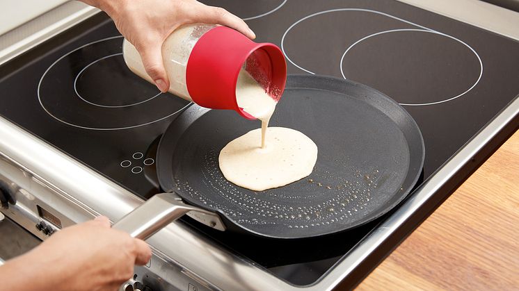 Smetblandaren gör det snabbt och enkelt att laga smarriga crêpes och pannkakor!