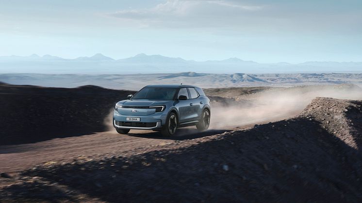 Nya helelektriska Ford Explorer ger sig ut på äventyr med Indiana Jones 