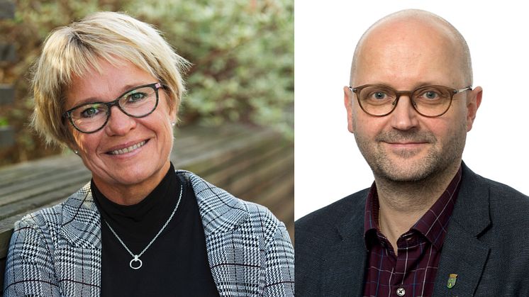Yvonne Westerlund, affärsutvecklare Riksbyggen och Sven Tornberg, kommunalråd, Haparanda stad.