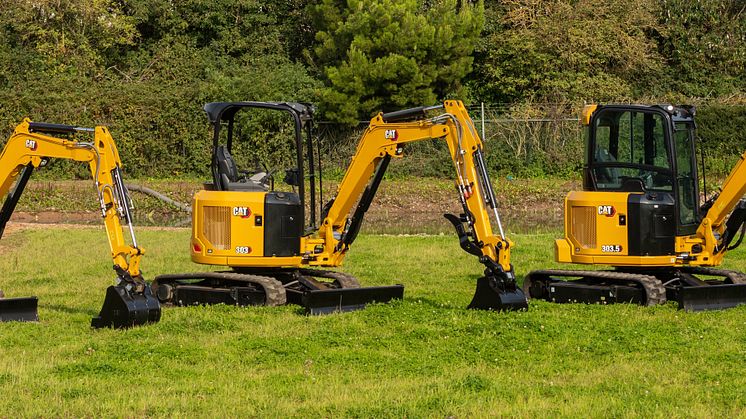 Cat 302.7 CR, Cat 303 CR samt Cat 303 CR Next generation