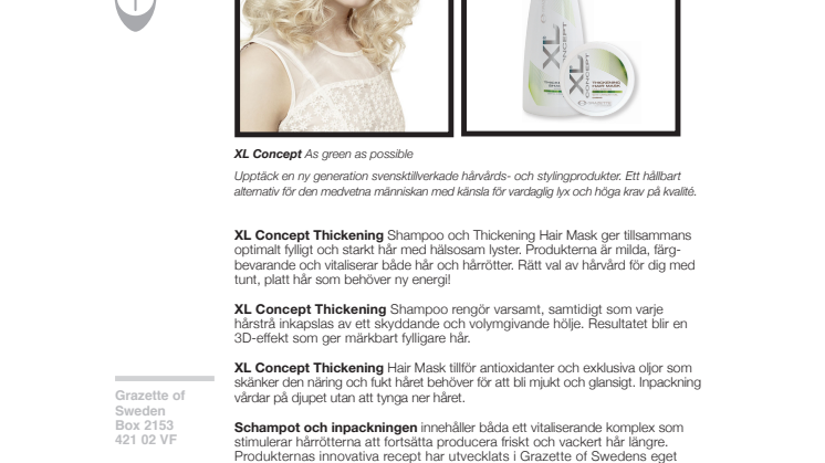 Pressrelease XL Concept Thickening