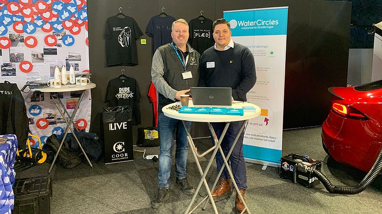 WaterCircles startar samarbete med Tesla Owners West Sweden