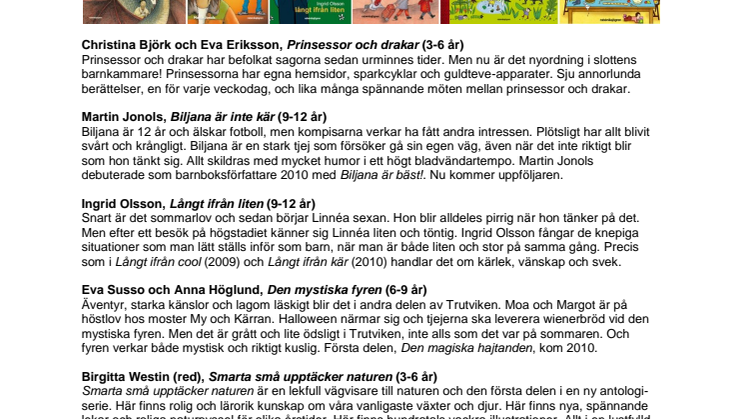 Välkommen på barnboksfrukost hos Rabén & Sjögren den 12 maj 