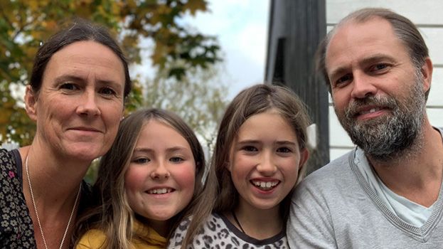 Nackafamiljen Ernarp-Andersson tredje bäst i Sverige på att minska sitt avfall.