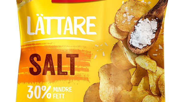 Lättare chips, Salt