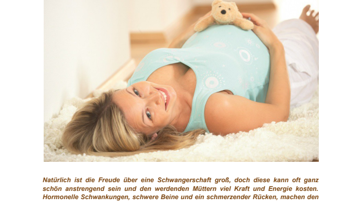 Wellnessurlaub für Schwangere