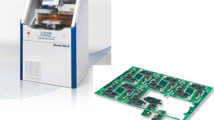 LPKF MicroLine 1000 S - för att kapa stegar och komplexa konturer med hög precision - besök oss på Plastteknik i Malmö 9 - 10 April