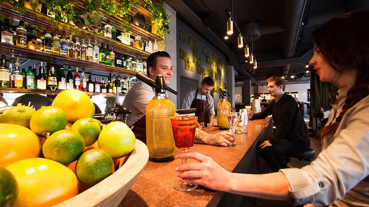 Baren på Restaurang Hantverket